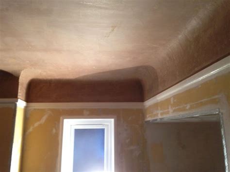 re plastering porch ceiling